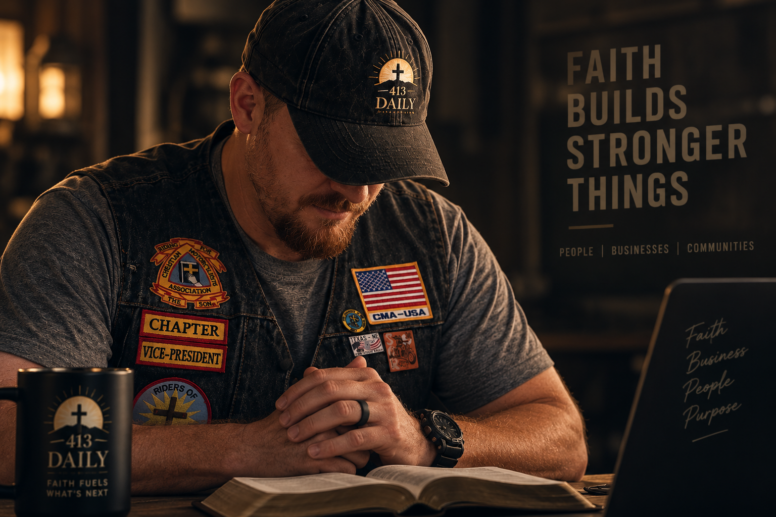 Chris, founder and web designer at 413 Daily LLC